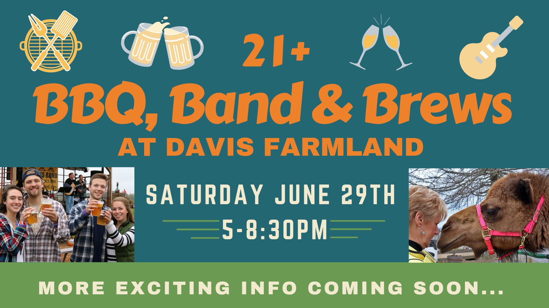 bbq, band &brews - Davis Farmland